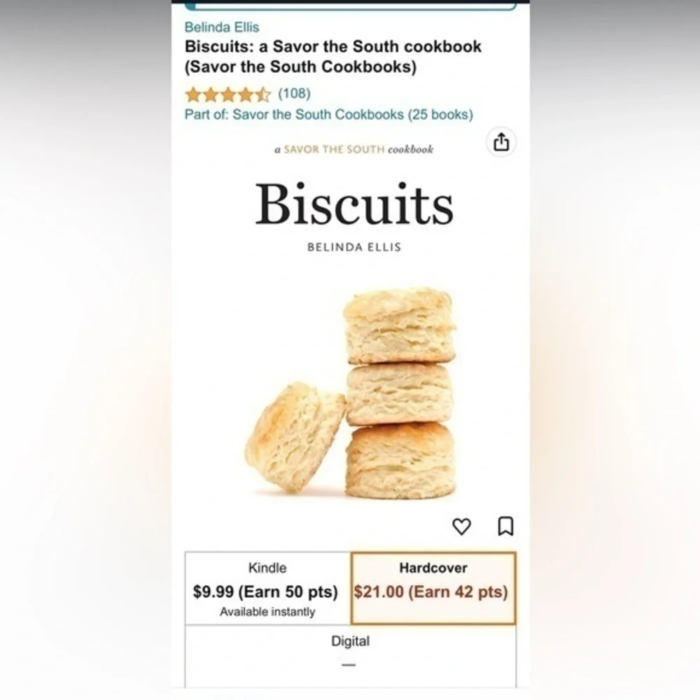 Author selling Biscuits A Savor the South Cookbook by Belinda Ellis